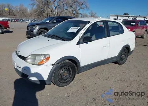 2001 Toyota Echo z USA, uszkodzony, nr VIN JTDBT123410144164